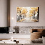 Landscape 179 Canvas Art 60 x 40 cm / Black