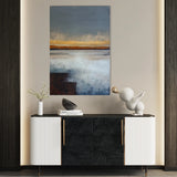 Abstract 1792 Canvas Art 60 x 40 cm / Black