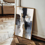 Abstract 1793 Canvas Art 60 x 40 cm / Black