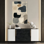Abstract 1794 Canvas Art 60 x 40 cm / Black