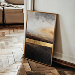 Abstract 1795 Canvas Art 60 x 40 cm / Black