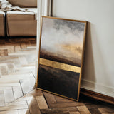Abstract 1795 Canvas Art 60 x 40 cm / Black