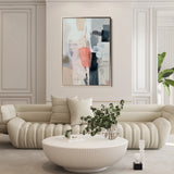 Abstract 1796 Canvas Art 60 x 40 cm / Black