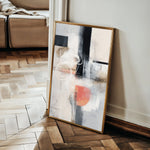 Abstract 1797 Canvas Art 60 x 40 cm / Black