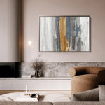 Abstract 180 Canvas Art 60 x 40 cm / Black
