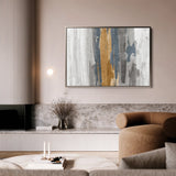 Abstract 180 Canvas Art 60 x 40 cm / Black