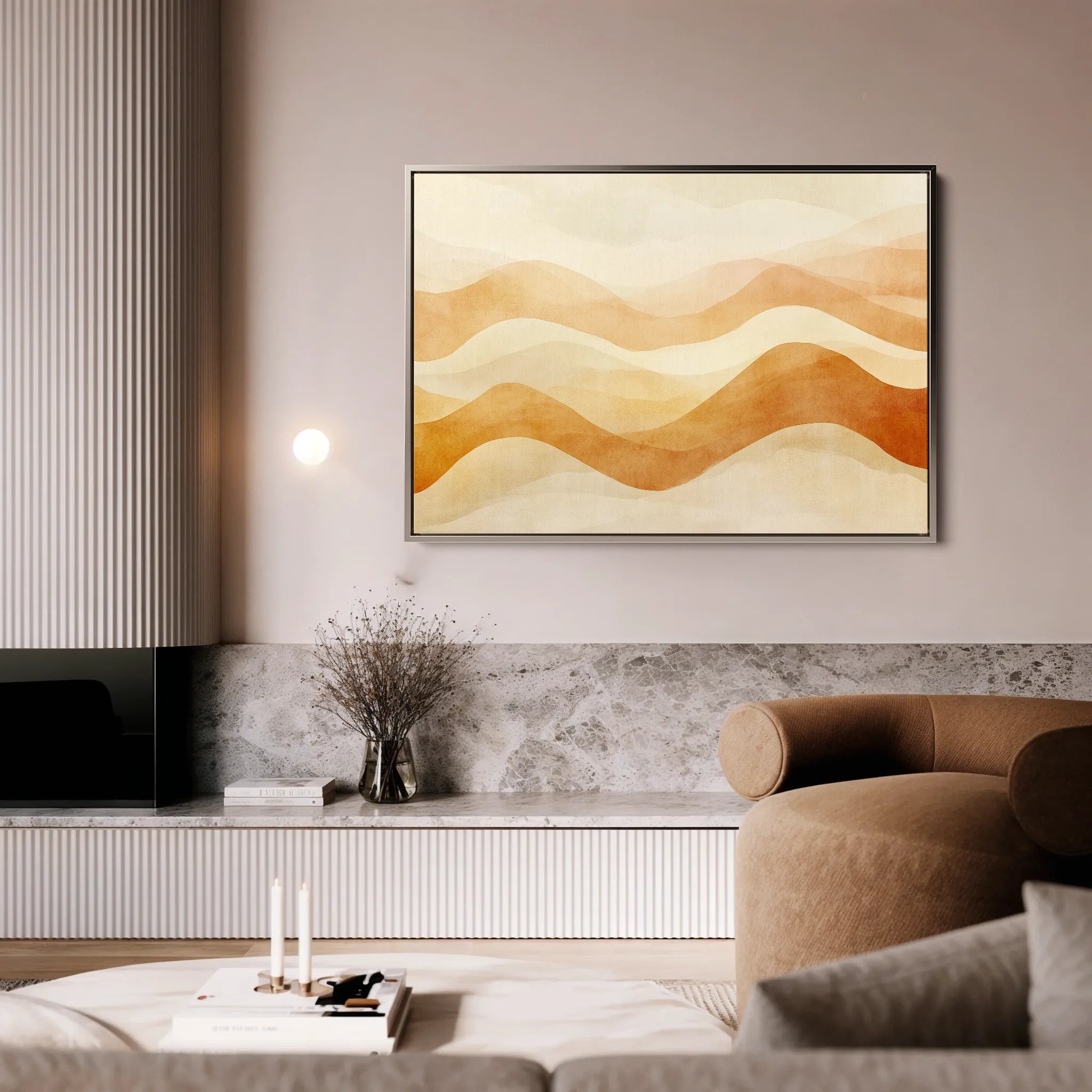 Boho 180 Canvas Art 60 x 40 cm / Black