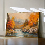 Landscape 180 Canvas Art 60 x 40 cm / Black