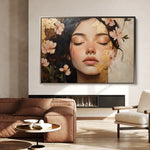 Portrait 180 Canvas Art 60 x 40 cm / Black