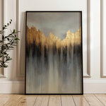 Abstract 1802 Canvas Art 60 x 40 cm / Black