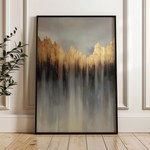 Abstract 1802 Canvas Art 60 x 40 cm / Black