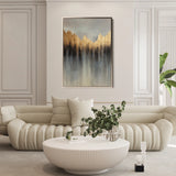 Abstract 1802 Canvas Art 60 x 40 cm / Black