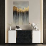 Abstract 1802 Canvas Art 60 x 40 cm / Black