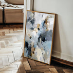 Abstract 1804 Canvas Art 60 x 40 cm / Black