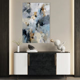 Abstract 1804 Canvas Art 60 x 40 cm / Black
