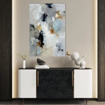 Abstract 1805 Canvas Art 60 x 40 cm / Black