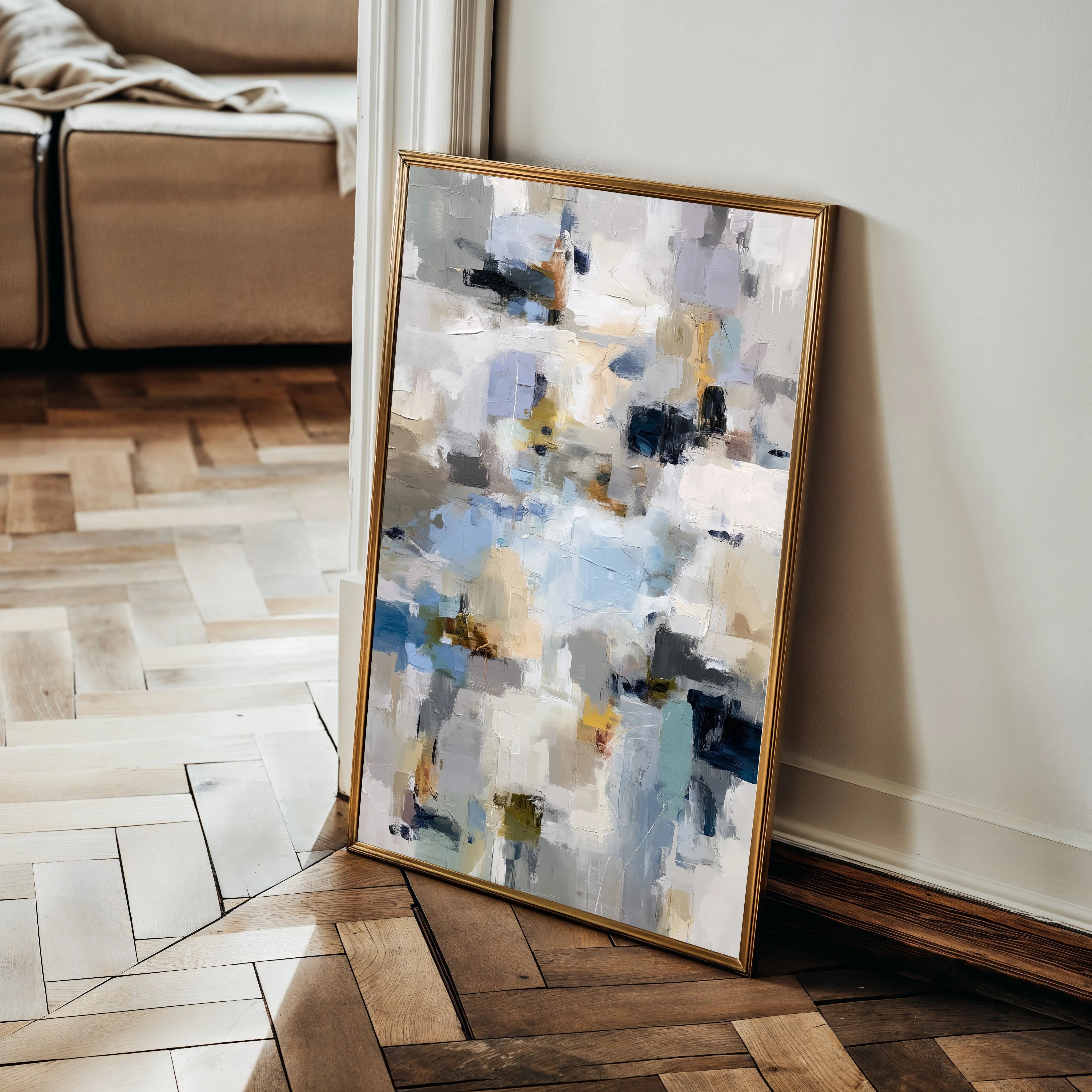 Abstract 1806 Canvas Art 60 x 40 cm / Black