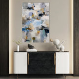 Abstract 1806 Canvas Art 60 x 40 cm / Black