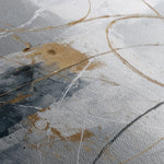 Abstract 1807 Canvas Art 60 x 40 cm / Black