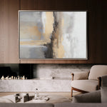 Abstract 181 Canvas Art 60 x 40 cm / Black