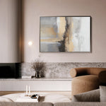 Abstract 181 Canvas Art 60 x 40 cm / Black