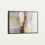 Abstract 181 Canvas Art 60 x 40 cm / Black