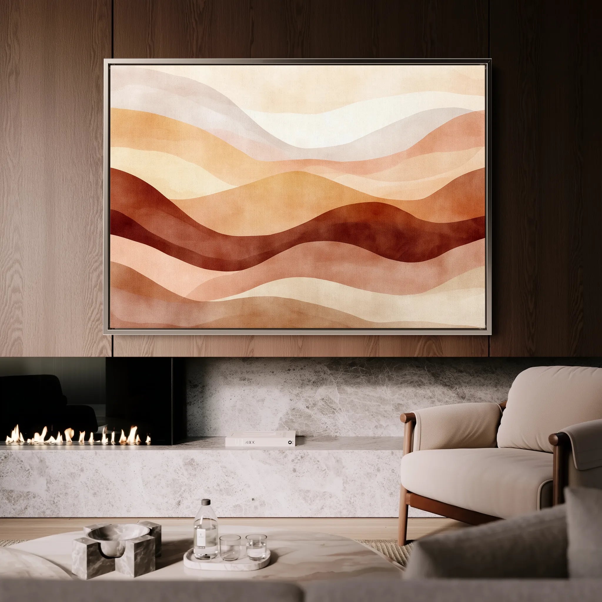 Boho 181 Canvas Art 60 x 40 cm / Black