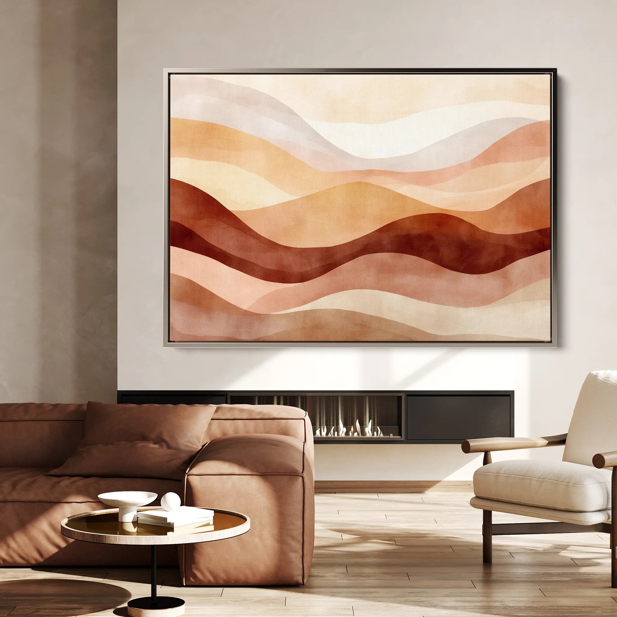 Boho 181 Canvas Art 60 x 40 cm / Black