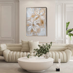 Floral 181 Canvas Art 60 x 40 cm / Black