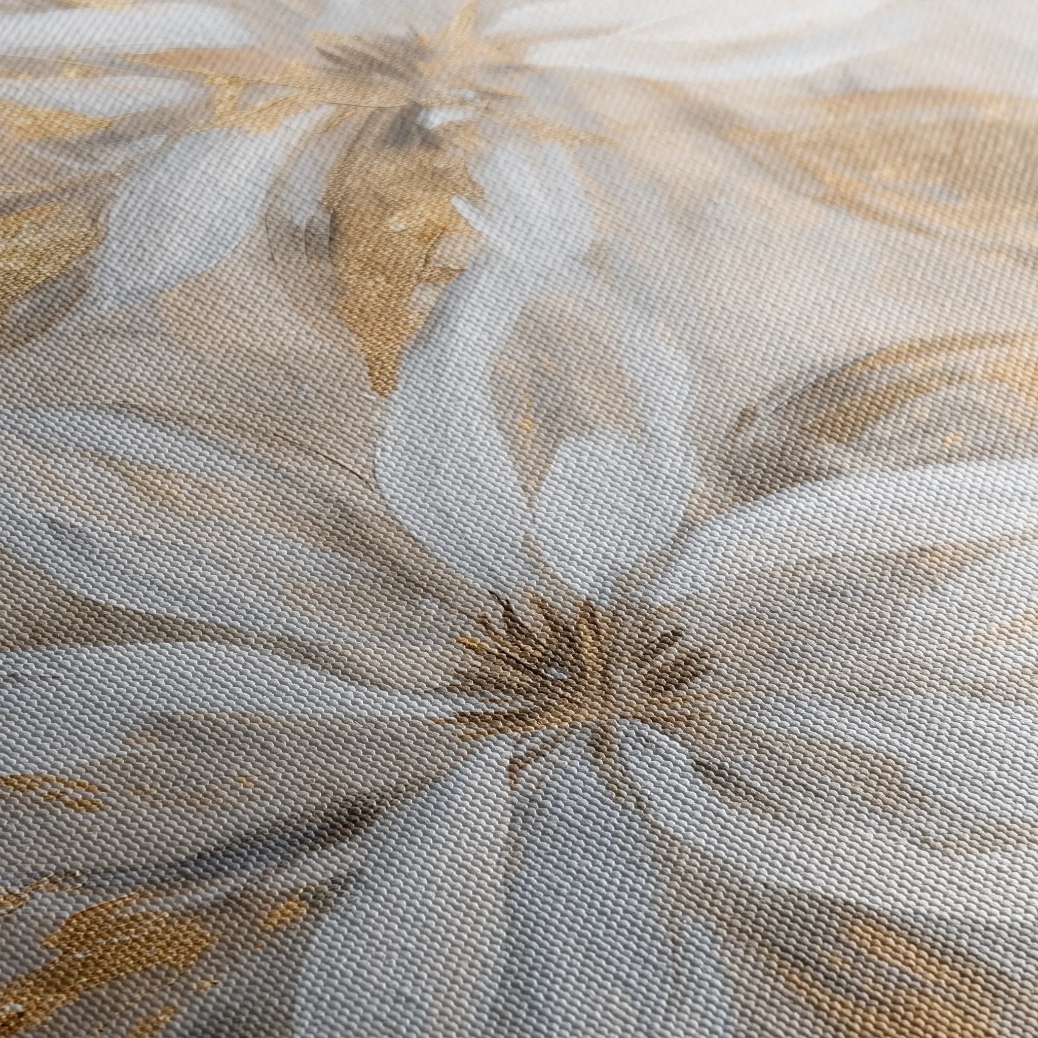 Floral 181 Canvas Art 60 x 40 cm / Black
