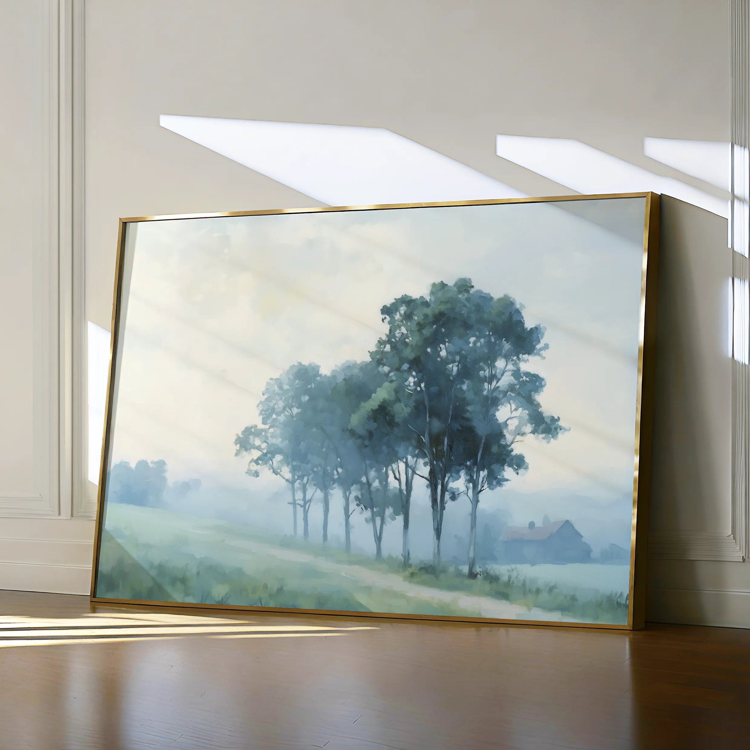 Landscape 181 Canvas Art 60 x 40 cm / Black