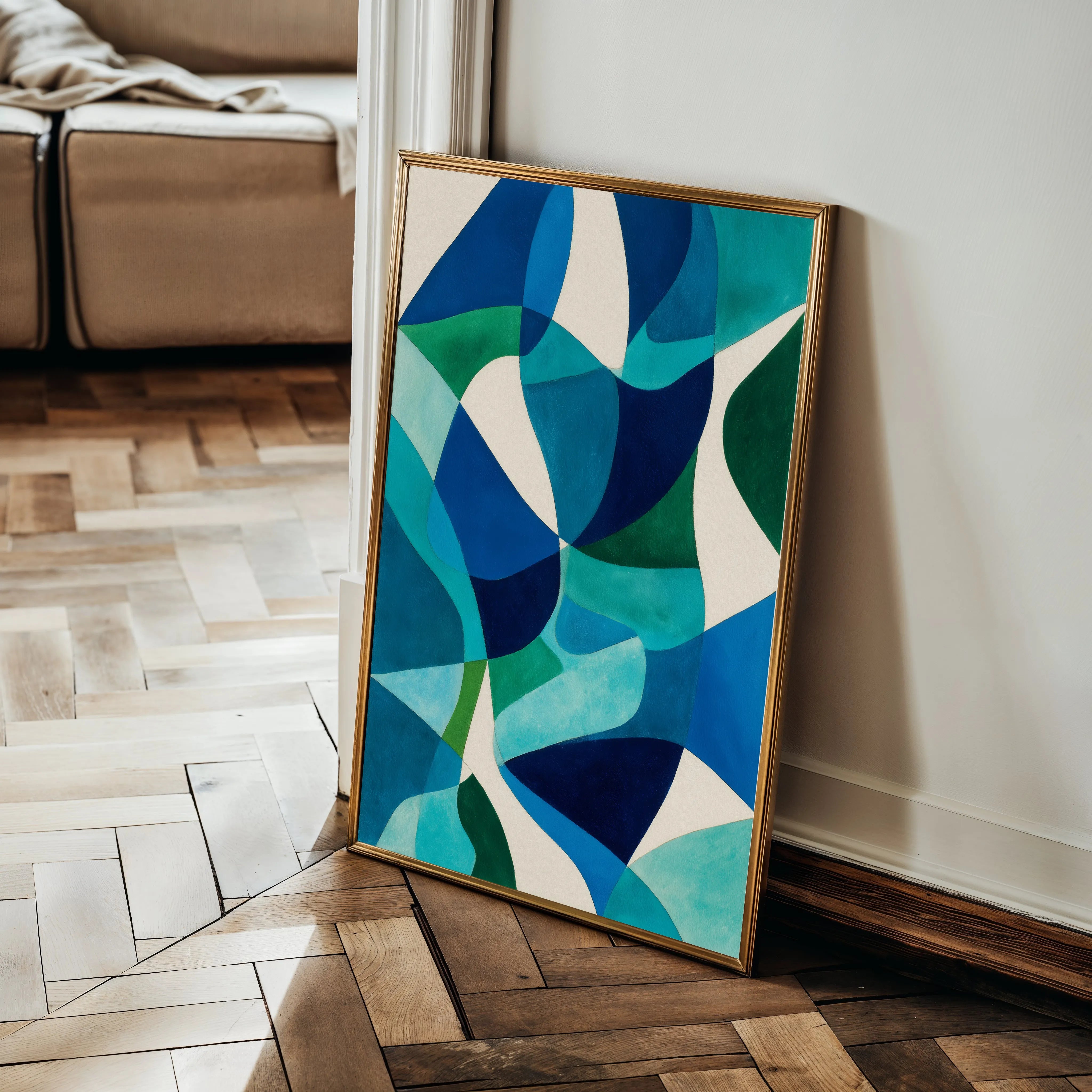 Abstract 1810 Canvas Art 60 x 40 cm / Black