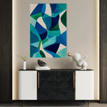 Abstract 1810 Canvas Art 60 x 40 cm / Black