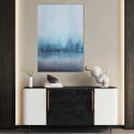 Abstract 1815 Canvas Art 60 x 40 cm / Black