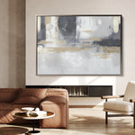 Abstract 182 Canvas Art 60 x 40 cm / Black