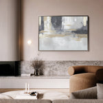 Abstract 182 Canvas Art 60 x 40 cm / Black