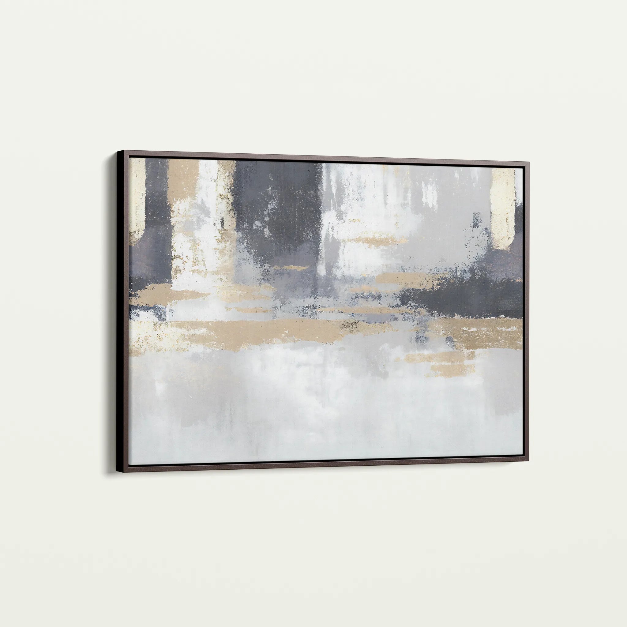Abstract 182 Canvas Art 60 x 40 cm / Black