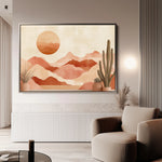 Boho 182 Canvas Art 60 x 40 cm / Black