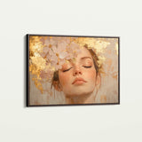 Portrait 182 Canvas Art 60 x 40 cm / Black