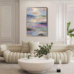 Abstract 1820 Canvas Art 60 x 40 cm / Black