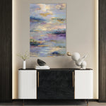 Abstract 1820 Canvas Art 60 x 40 cm / Black
