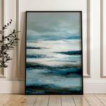 Abstract 1822 Canvas Art 60 x 40 cm / Black