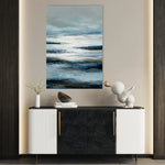 Abstract 1822 Canvas Art 60 x 40 cm / Black