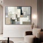 Abstract 1823 Canvas Art 60 x 40 cm / Black
