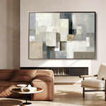 Abstract 1823 Canvas Art 60 x 40 cm / Black