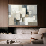 Abstract 1823 Canvas Art 60 x 40 cm / Black