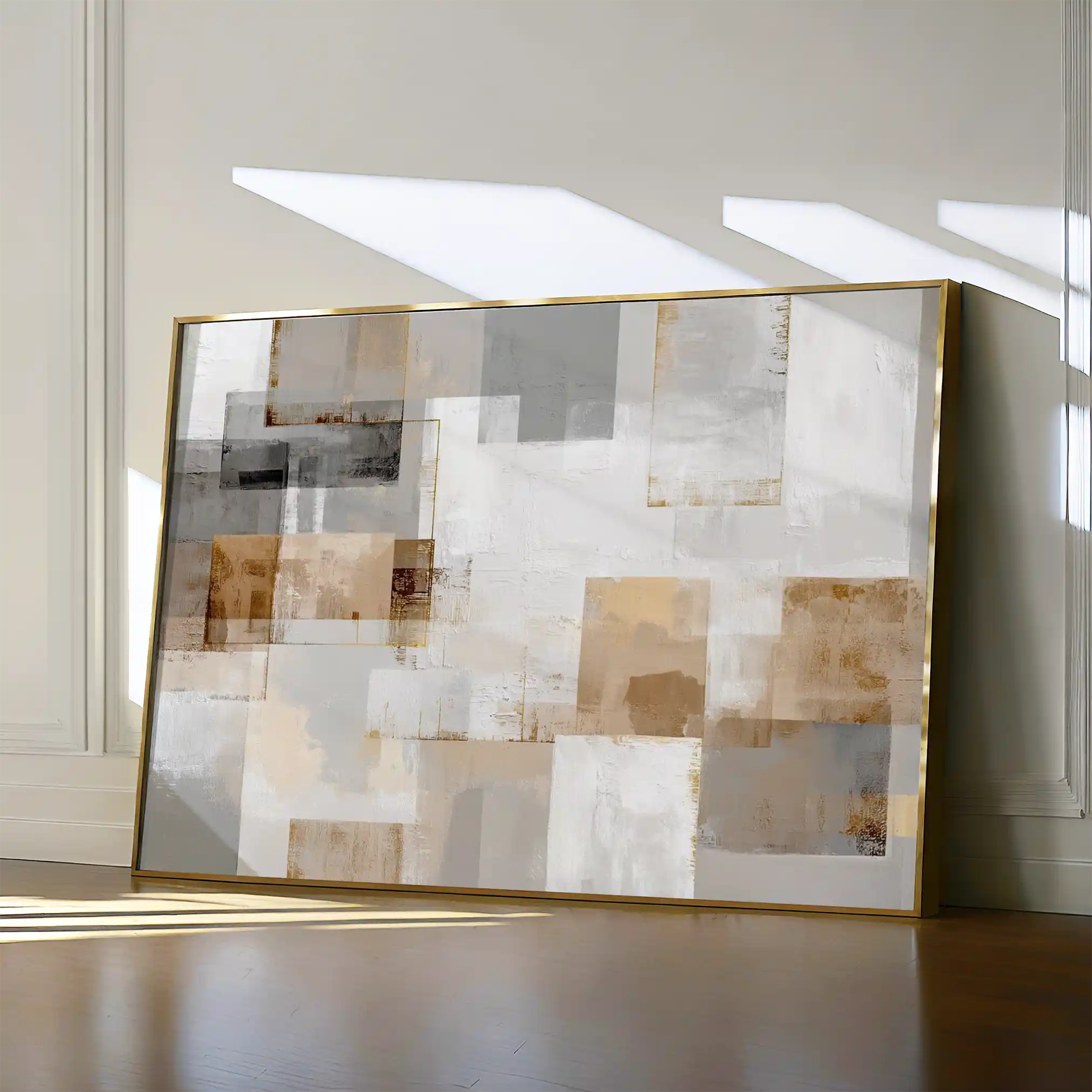 Abstract 1824 Canvas Art 60 x 40 cm / Black