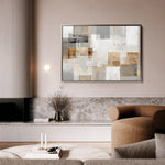 Abstract 1824 Canvas Art 60 x 40 cm / Black