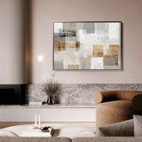 Abstract 1824 Canvas Art 60 x 40 cm / Black