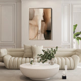 Abstract 1825 Canvas Art 60 x 40 cm / Black